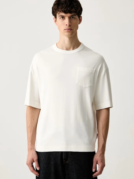 Zdjęcie produktu Joop! T-shirt męski bawełniany beżowy