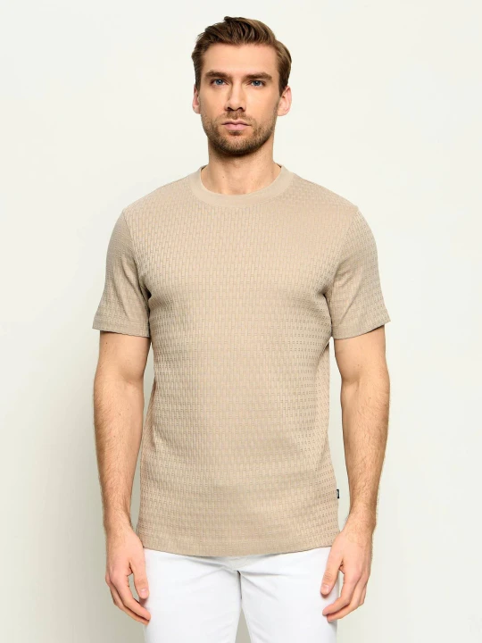 Zdjęcie produktu Joop! T-shirt Raulos | Regular Fit | mercerised beżowy