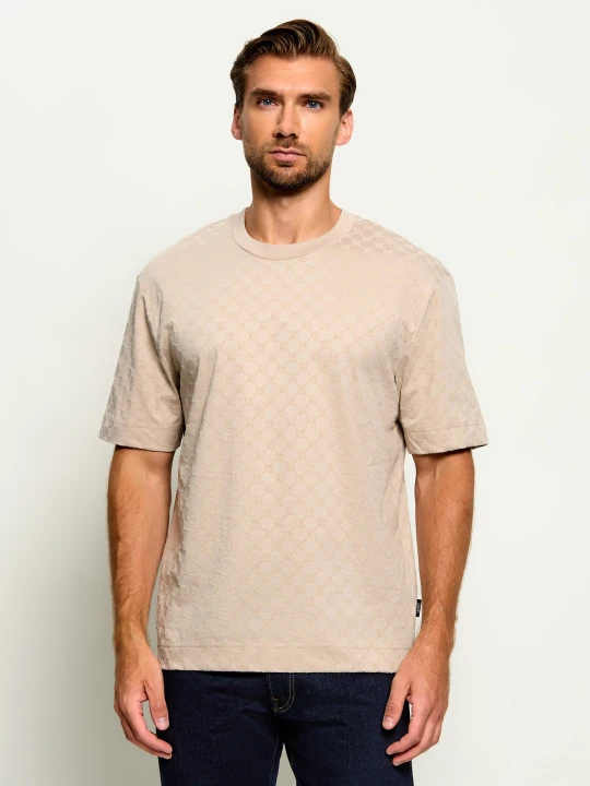 Zdjęcie produktu Joop! T-shirt Varo | Regular Fit | mercerised beżowy