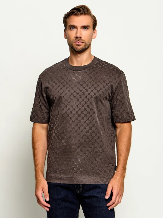 Zdjęcie produktu Joop! T-shirt Varo | Regular Fit | mercerised brązowy