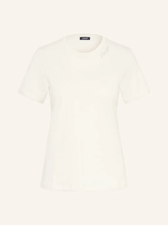 Zdjęcie produktu Joop! T-Shirt Z Obszyciem Ozdobnymi Kamykami weiss KREMOWY