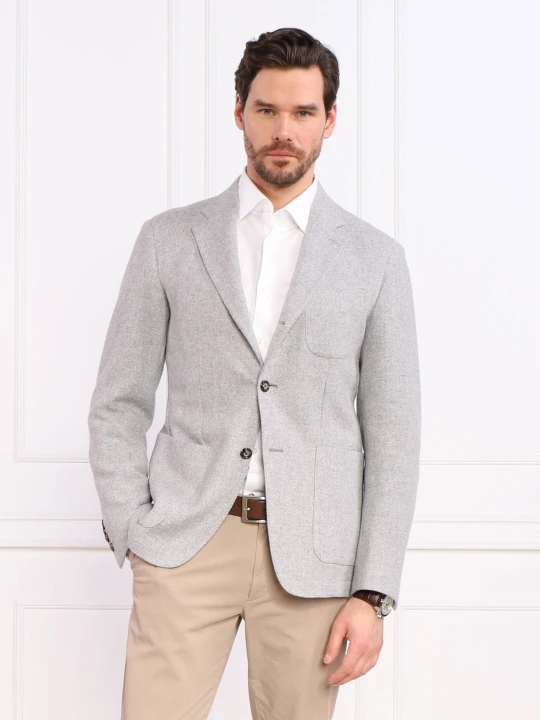 Zdjęcie produktu Joop! Wełniana marynarka 17 J224B009LF | Loose fit szary