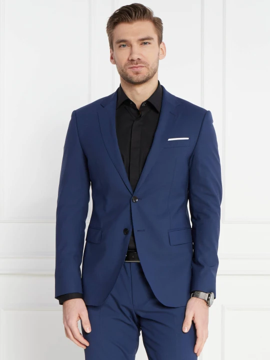 Zdjęcie produktu Joop! Wełniana marynarka Herby | Slim Fit granatowy
