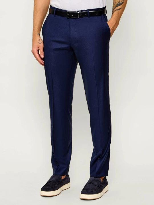 Zdjęcie produktu Joop! Wełniane spodnie Blayr | Slim Fit granatowy