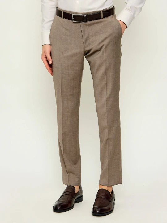 Zdjęcie produktu Joop! Wełniane spodnie Blayr | Slim Fit beżowy