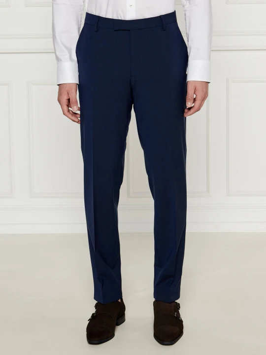 Zdjęcie produktu Joop! Wełniane spodnie Blayr | Slim Fit granatowy