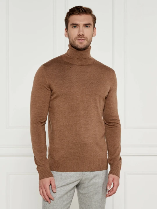 Zdjęcie produktu Joop! Wełniany golf 04Donte | Regular Fit brązowy