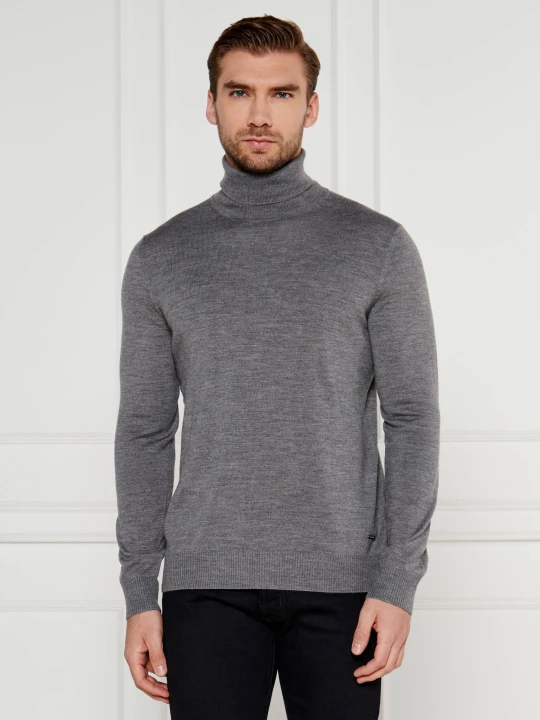 Zdjęcie produktu Joop! Wełniany golf 04Donte | Regular Fit szary
