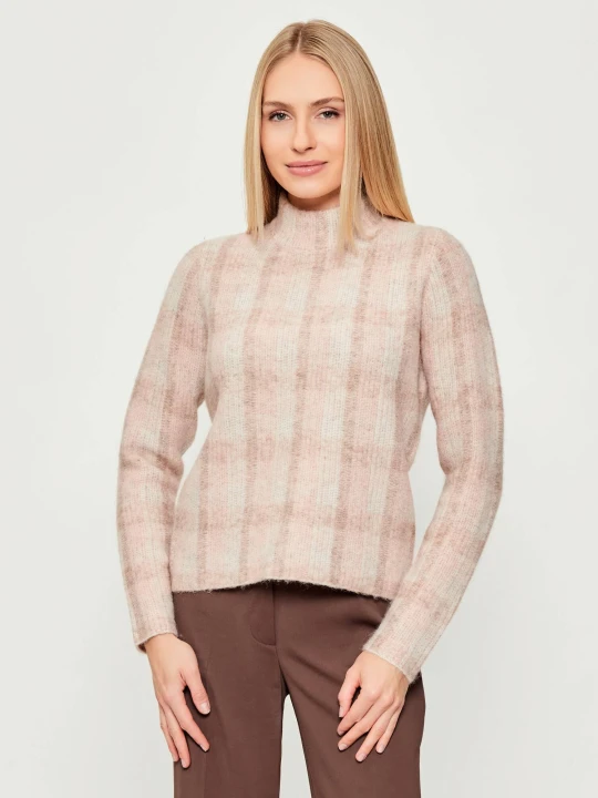 Zdjęcie produktu Joop! Wełniany półgolf Kaire | Relaxed fit beżowy