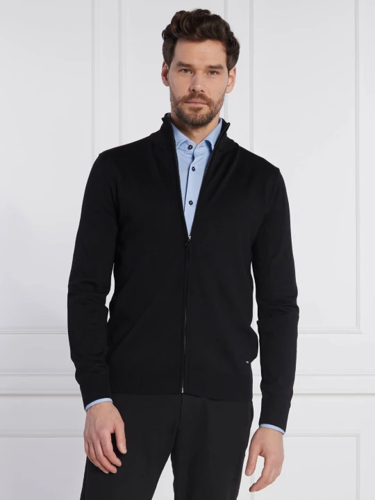 Zdjęcie produktu Joop! Wełniany Sweter 17 JK-06Davis | Regular Fit czarny