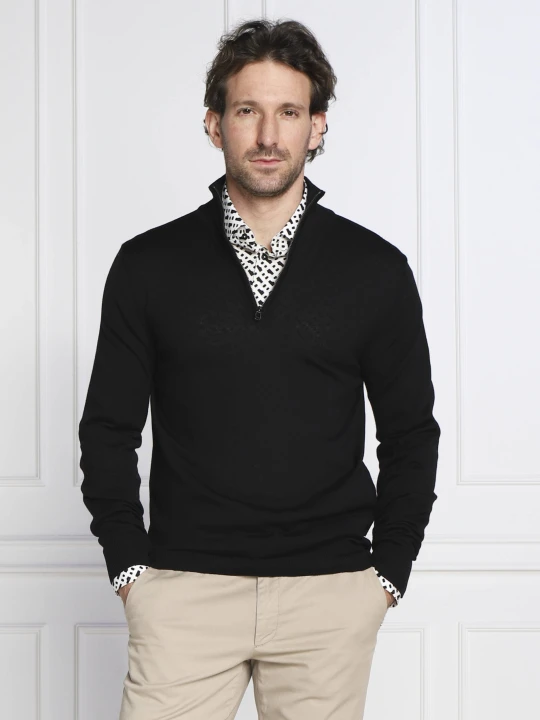 Zdjęcie produktu Joop! Wełniany sweter 7 JK-03Dario | Regular Fit czarny