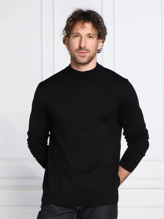 Zdjęcie produktu Joop! Wełniany sweter Davide | Regular Fit czarny
