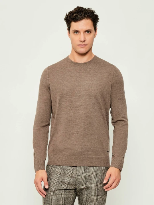 Zdjęcie produktu Joop! Wełniany sweter Denny | Modern fit beżowy