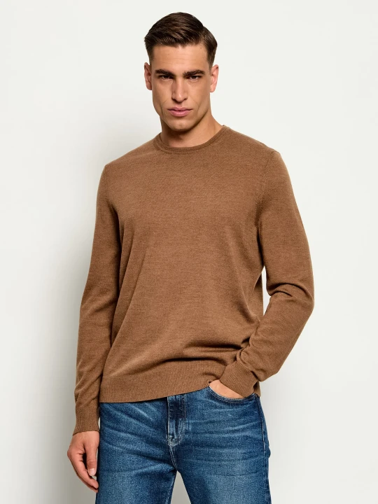 Zdjęcie produktu Joop! Wełniany sweter Denny | Modern fit brązowy