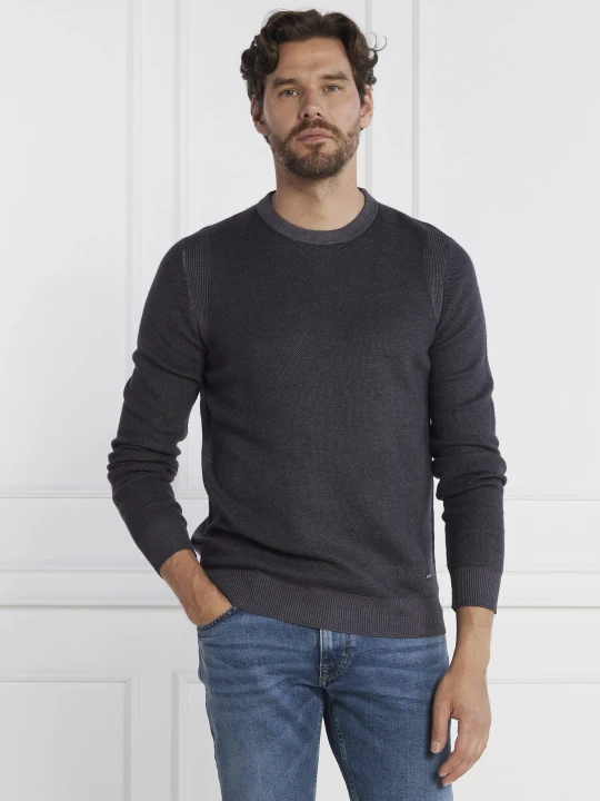 Zdjęcie produktu Joop! Wełniany sweter JK-15Marius | Regular Fit granatowy