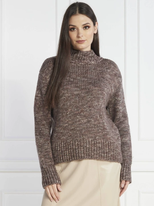 Zdjęcie produktu Joop! Wełniany sweter | Loose fit brązowy