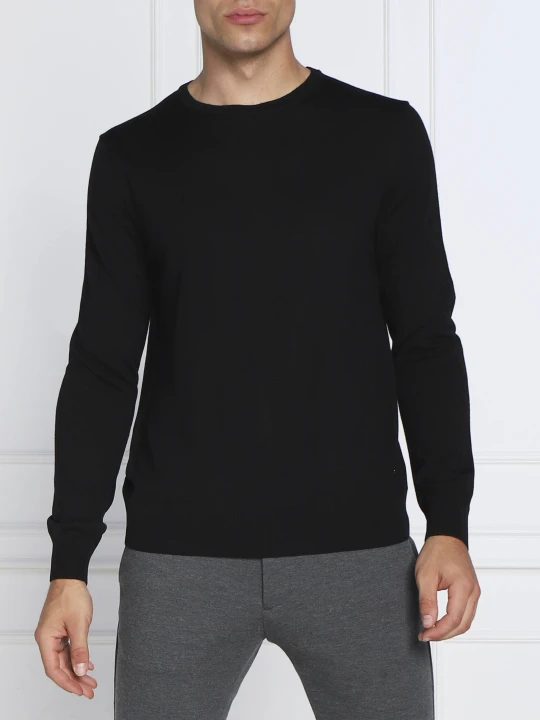 Zdjęcie produktu Joop! Wełniany sweter | Regular Fit czarny