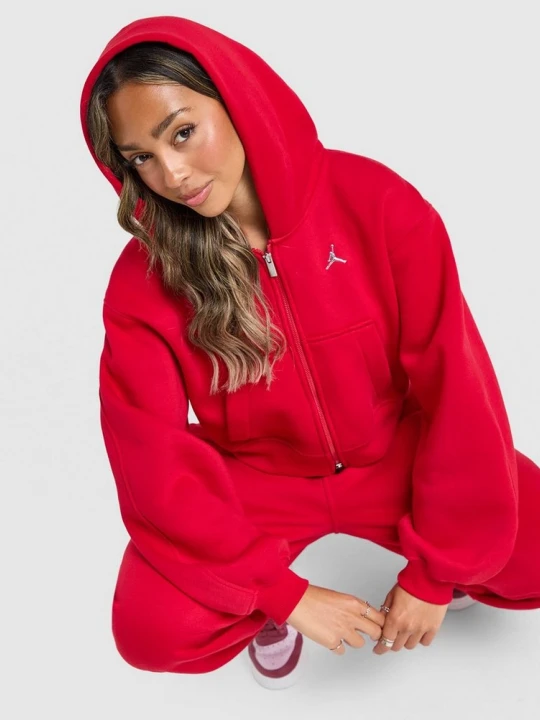 Zdjęcie produktu Jordan Bluza Rozpinana Z Kapturem W Brk Flc Crp czerwony