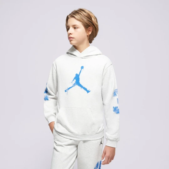 Zdjęcie produktu Jordan Bluza Z Kapturem Jdb Mj Mvp Hbr Jm Flc Po Boy szary