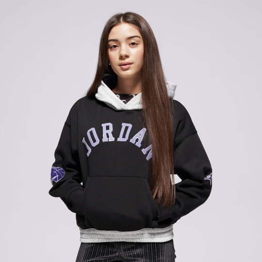 Zdjęcie produktu Jordan Bluza Z Kapturem Jdg Blue Jeans & Bling Po Hood Girl czarny