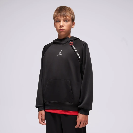 Zdjęcie produktu Jordan Bluza Z Kapturem Jdn Unisex Ease Flc Hoodie Boy czarny