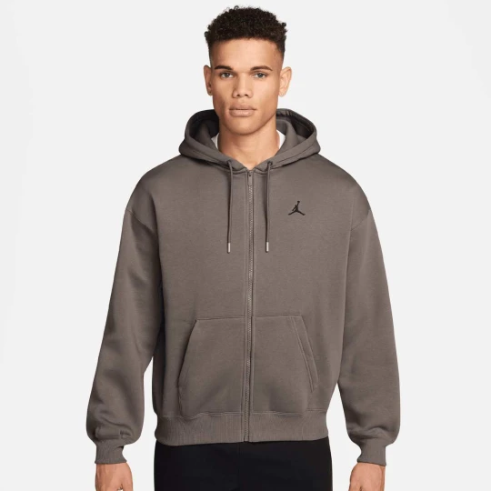 Zdjęcie produktu Brooklyn Oversized Full Zip Hoodie Jordan szary