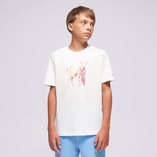 Zdjęcie produktu Jordan T-Shirt Jdb Mj Flt Goat Ss Crew Boy biały