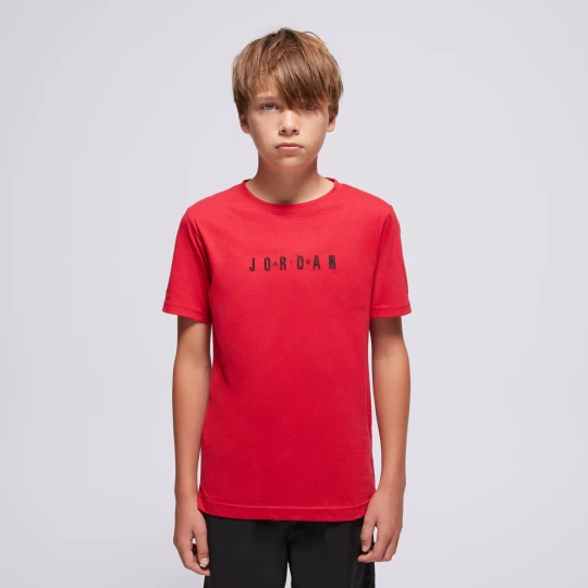 Zdjęcie produktu Jordan T-Shirt Jdb Mj Wordmark Emb Crew Boy czerwony