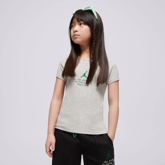 Zdjęcie produktu Jordan T-Shirt Jdg Court Of Legends Ribbed Te Girl szary