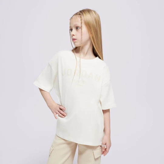 Zdjęcie produktu Jordan T-Shirt Jdg High Brand Read Ss Girl beżowy