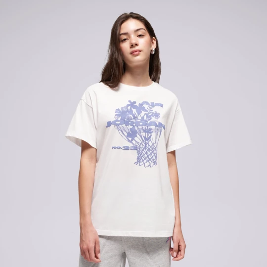 Zdjęcie produktu Jordan T-Shirt Jdg Jordan 23 Flowers Ss Tee Girl biały