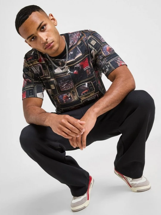Zdjęcie produktu Jordan T-Shirt J Brk Tv Aop Ss Crew czarny