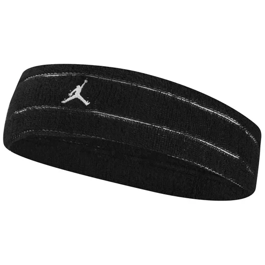 Zdjęcie produktu Jordan Terry Headband J1004299-027, Unisex, Czarne, opaski na głowę, poliester, rozmiar: One size
