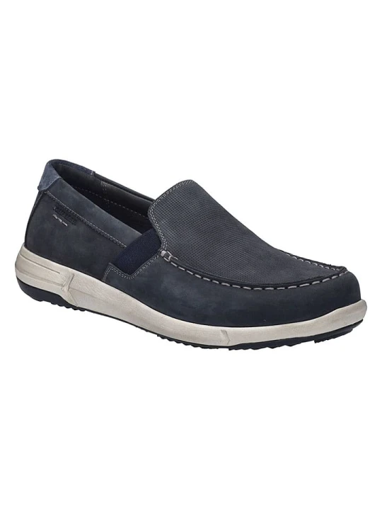 Zdjęcie produktu Josef Seibel Skórzane slippersy w kolorze granatowym rozmiar: 44