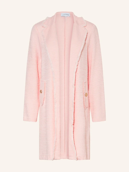 Zdjęcie produktu Joseph Ribkoff Długi Blezer Z Bouclé rosa JASNORÓŻOWY