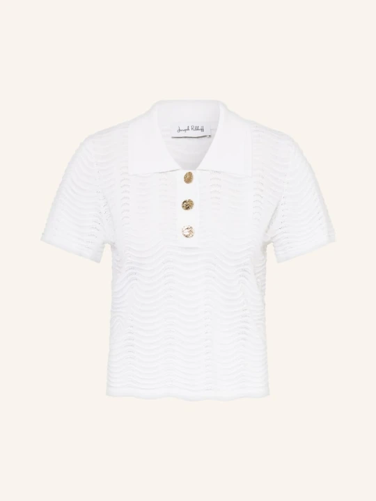 Zdjęcie produktu Joseph Ribkoff Dzianinowa Koszulka Polo weiss BIAŁY