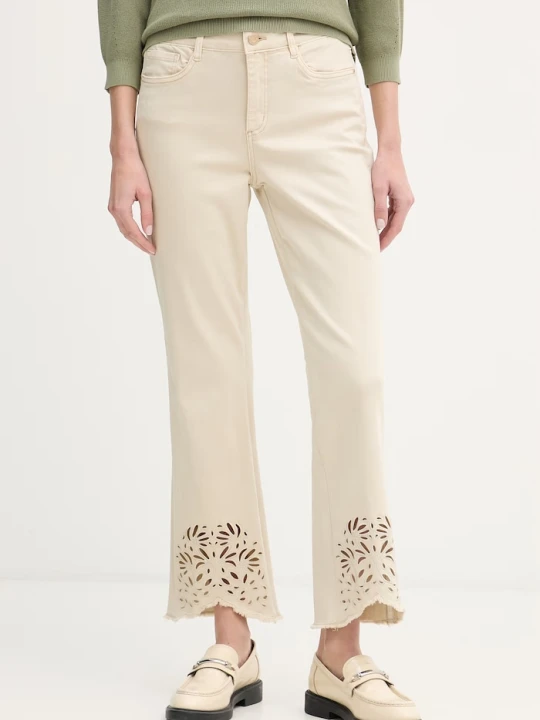 Zdjęcie produktu Joseph Ribkoff jeansy straight damskie beżowy