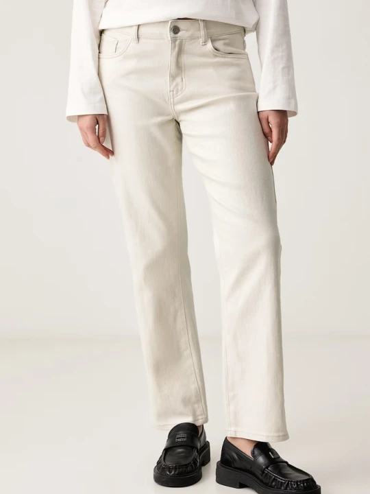 Zdjęcie produktu Joseph Ribkoff jeansy straight damskie beżowy