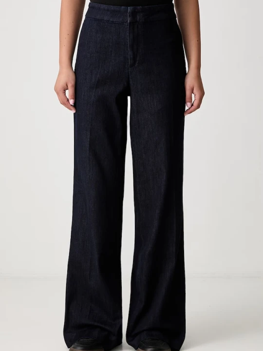 Zdjęcie produktu Joseph Ribkoff jeansy wide leg damskie granatowy