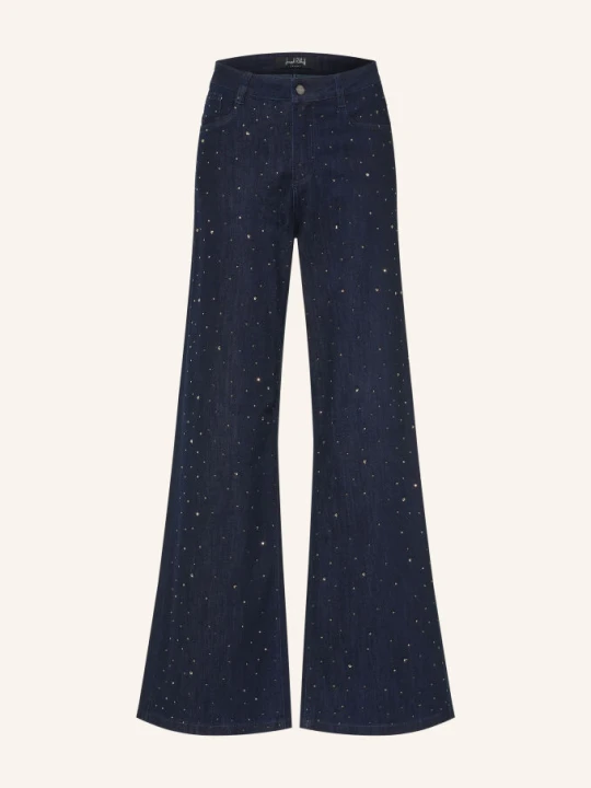 Zdjęcie produktu Joseph Ribkoff Jeansy Wide Leg Z Kamieniami Ozdobnymi blau 3302 Dark Denim