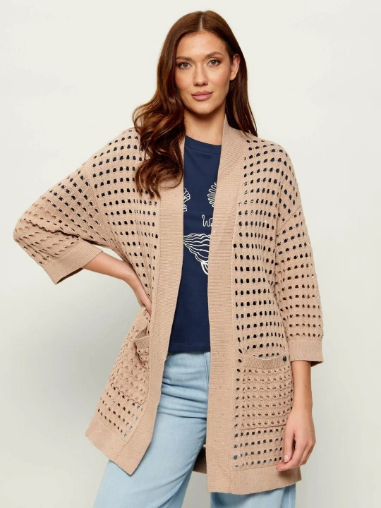 Zdjęcie produktu Joseph Ribkoff Kardigan | Loose fit beżowy