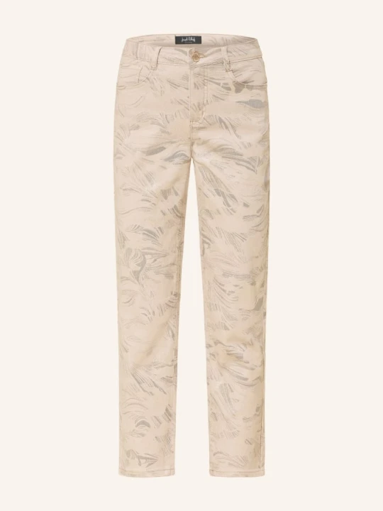 Zdjęcie produktu Joseph Ribkoff Krótkie Dżinsy Z Błyszczącą Przędzą beige