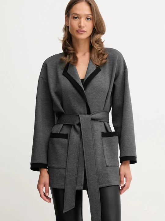 Zdjęcie produktu Joseph Ribkoff legginsy lounge z domieszką wełny szary