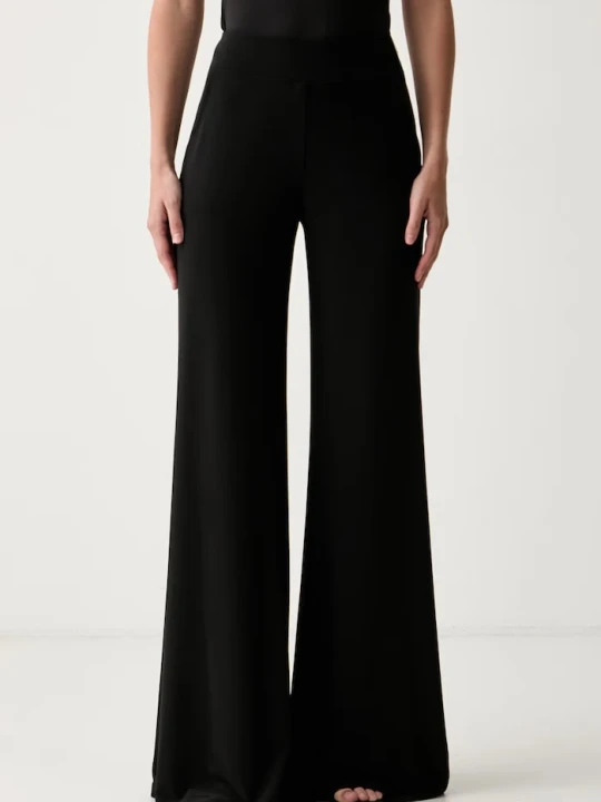 Zdjęcie produktu Joseph Ribkoff spodnie wide leg damskie czarny