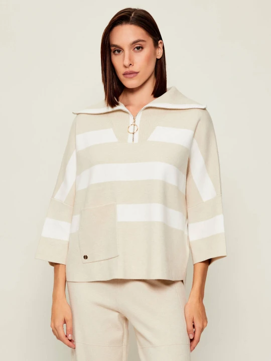 Zdjęcie produktu Joseph Ribkoff Sweter | Loose fit beżowy