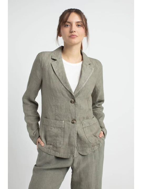 Zdjęcie produktu Josephine & Co Blezer "Jorrit" w kolorze oliwkowym rozmiar: 40