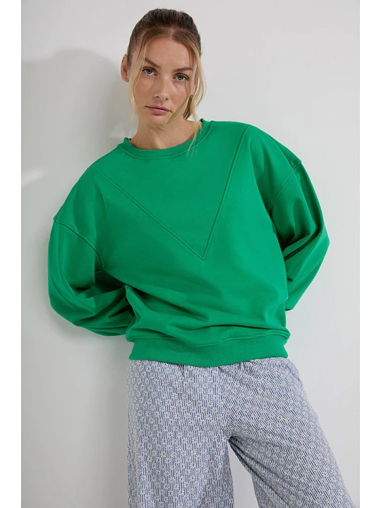 Zdjęcie produktu Josephine & Co Bluza "Donovan" w kolorze zielonym rozmiar: XS