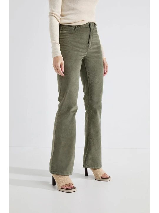 Zdjęcie produktu Josephine & Co Dżinsy "Alessandro" - Flare fit - w kolorze zielonym rozmiar: 38