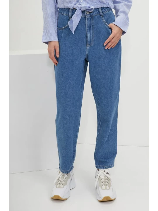 Zdjęcie produktu Josephine & Co Dżinsy "Maas" - Relaxed fit - w kolorze niebieskim rozmiar: 44