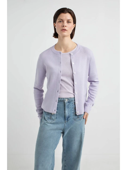 Zdjęcie produktu Josephine & Co Kardigan "Jace" w kolorze fioletowym rozmiar: M